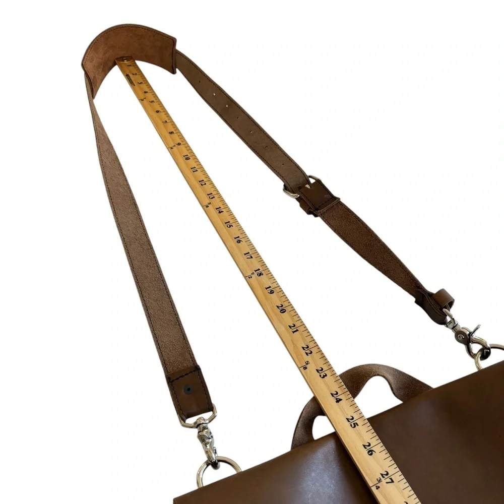 Copper River Bag Company Messenger Shoulder Bag Tan Leather